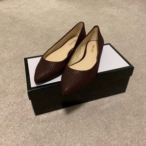 Nine West leather flats